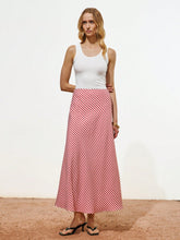 Lumivelle Women's Elegant Plaid Skirt, Spring/Summer